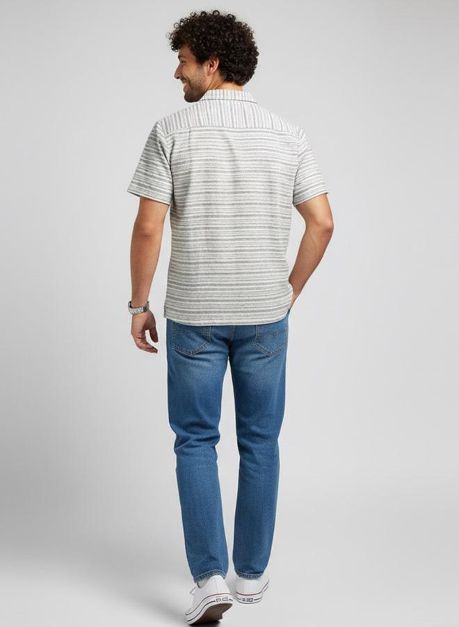 TRULOOM Men Striped Relaxed Fit Shirt - Image 3